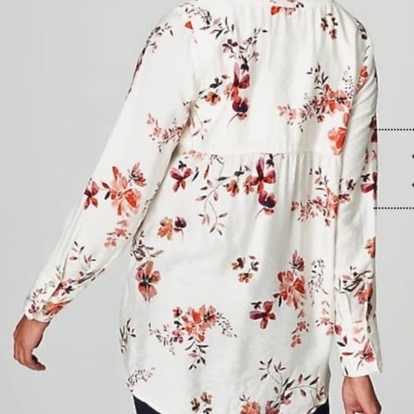 J. Jill Flowy Floral Tunic Top L - Picture 5 of 11
